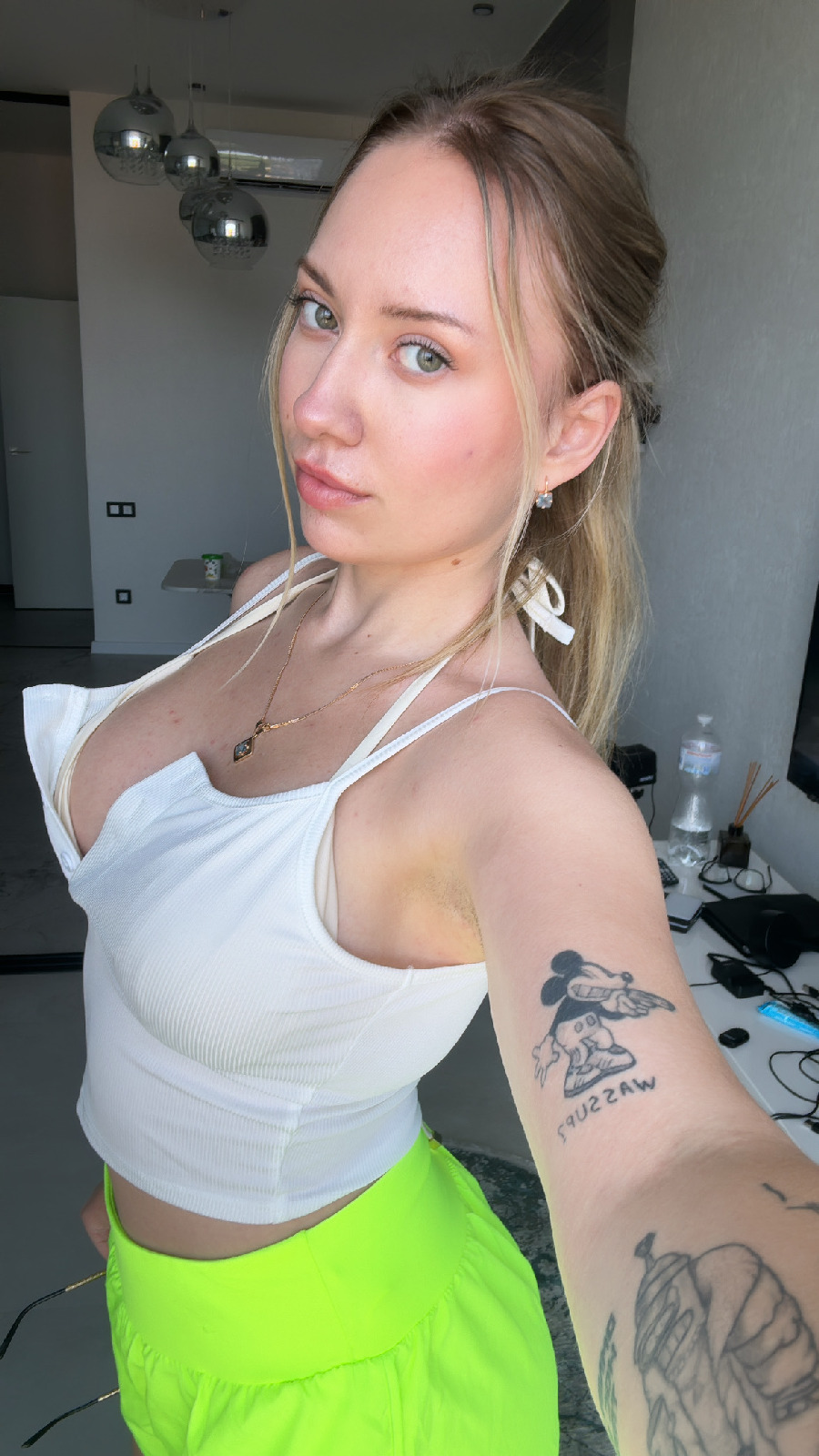 KateV in her underwear in Bandar-Seri Begawan